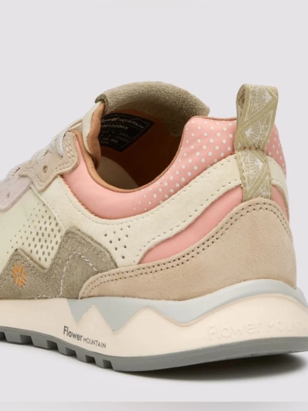 NWT Flower Mountain PUERH UNI LIMITED EDITION Suede technical fabric sneakers - Picture 4 of 15